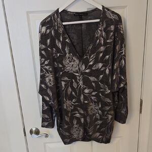 White House Black Market Shimmering Knit Blouse